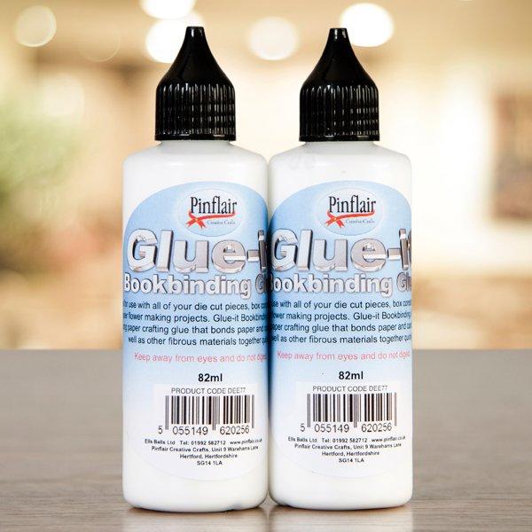 thumbnail image 2 of Pinflair Glue-it Bookbinding Glue - Strong Craft Adhesive For Paper & Card, 2 X 82ml Bottles 2 of 5