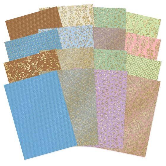 Hunkydory Adorable Scorable Cardstock – 10-Sheet Pack Of Teal 350gsm Craft Card