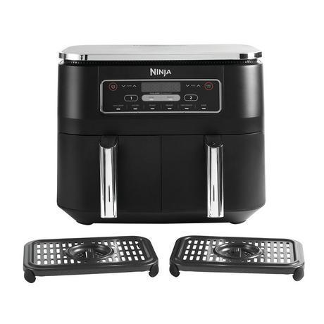 Ninja AF300UK | Foodi Dual Zone 7.6 Litre Air Fryer | Black