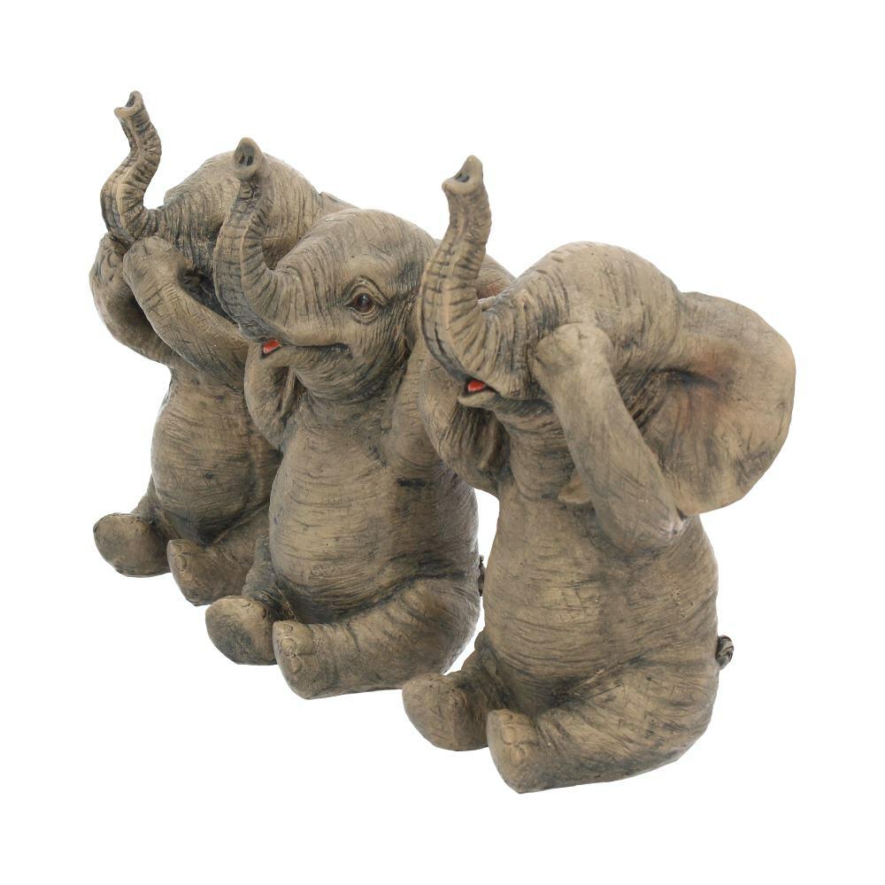 Second image for Three Wise Elephants Figurines Animal Ornaments