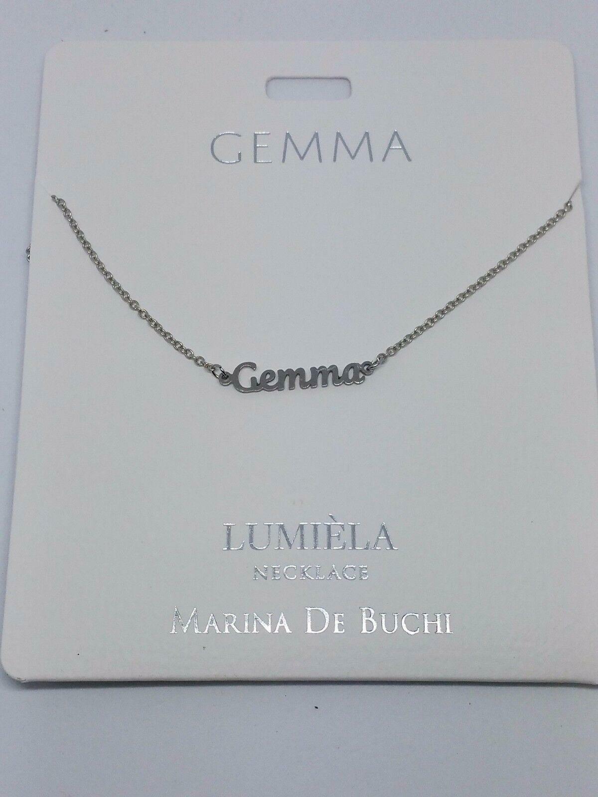 Personalised Lumièla Name Necklace in Silver - Adjustable Chain