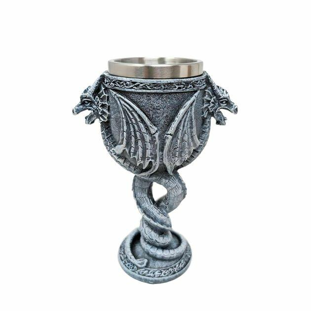 Double Dragon Drinking Goblet from the front
