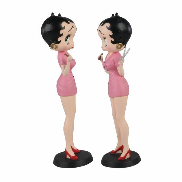 Betty Boop Hairdresser Pink Figurine (31.5cm) from the side