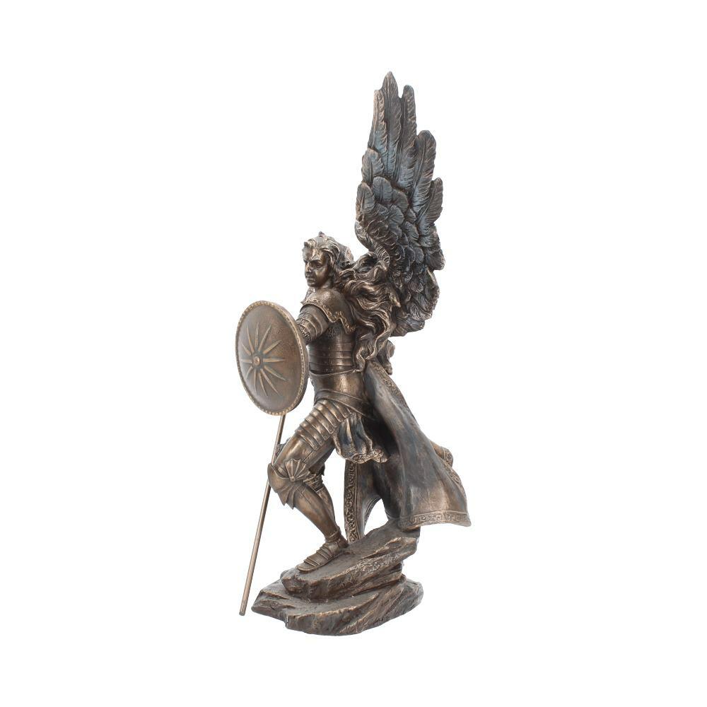 Third image for Bronzed Archangel Raphael Religious Warrior 35cm