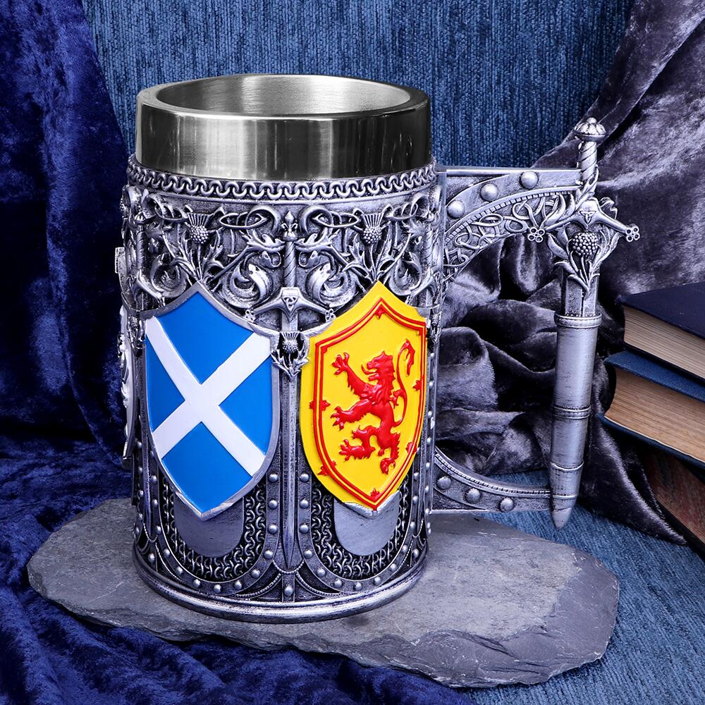Fifth image for Tankard of the Brave Scottish Shield Mug
