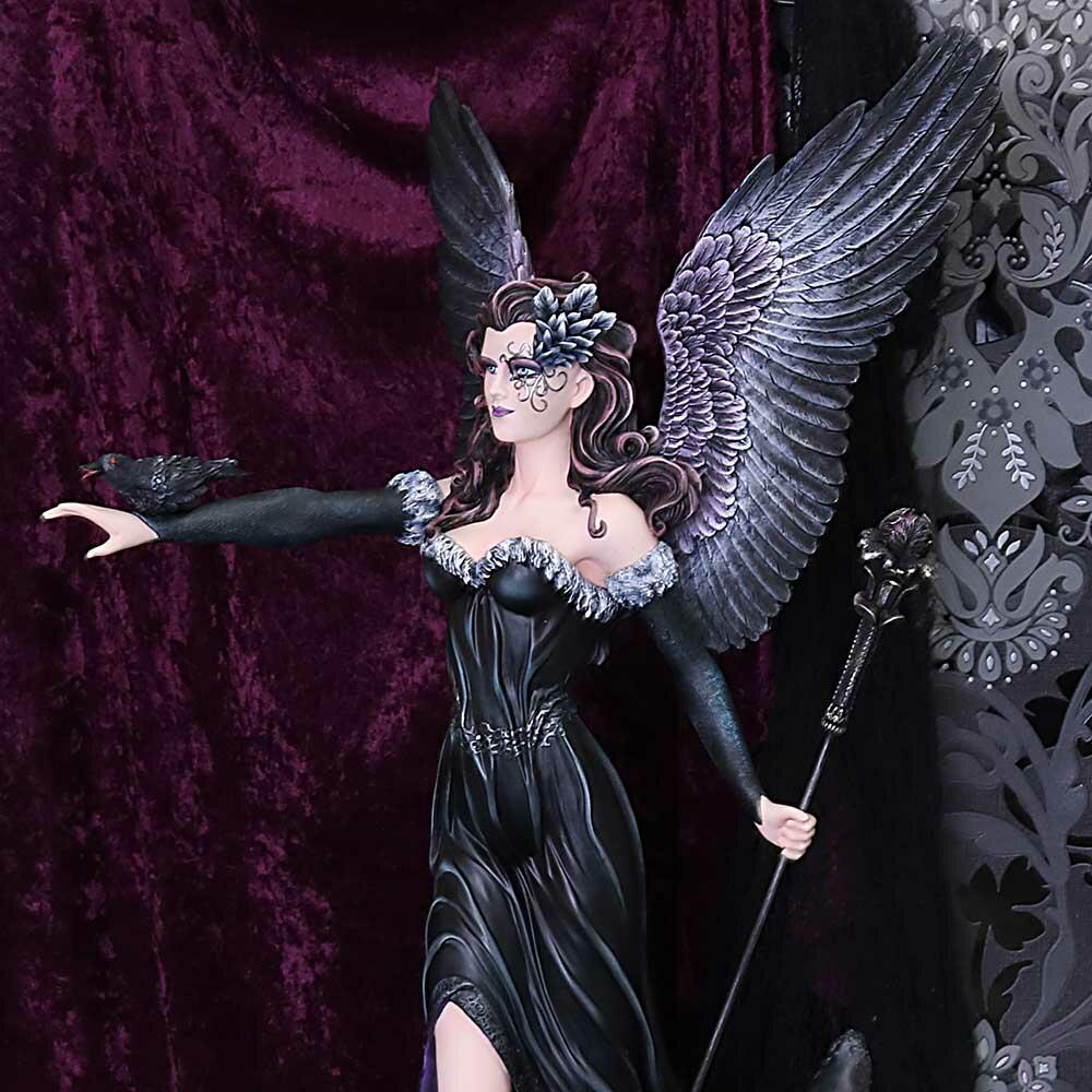 Fifth image for Raven Fairy Queen Maeven Figurine 78.5cm
