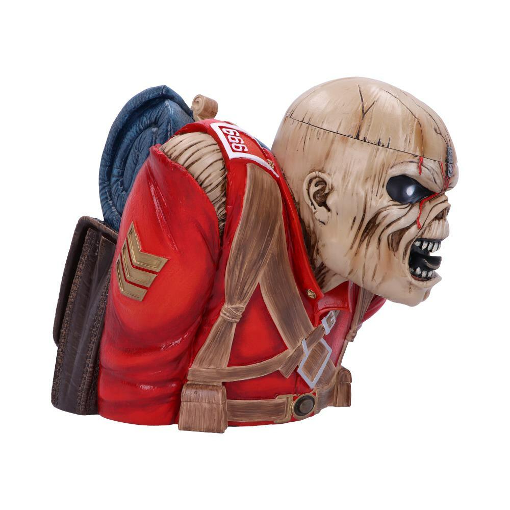 Fourth image for Iron Maiden Officially Licensed The Trooper Bust Box 26.5cm