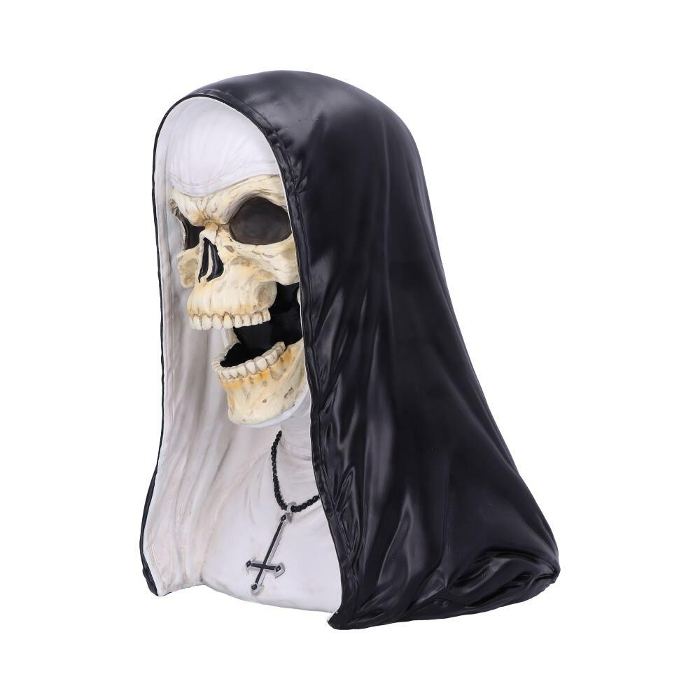 Second image for James Ryman Sister Mortis 29cm Skeleton Nun Horror Bust Figurine