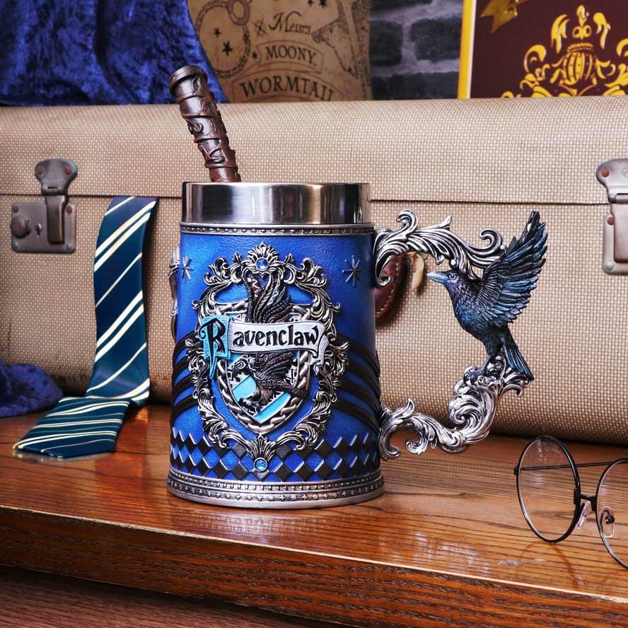 Fifth image for Harry Potter Ravenclaw Hogwarts House Collectible Tankard
