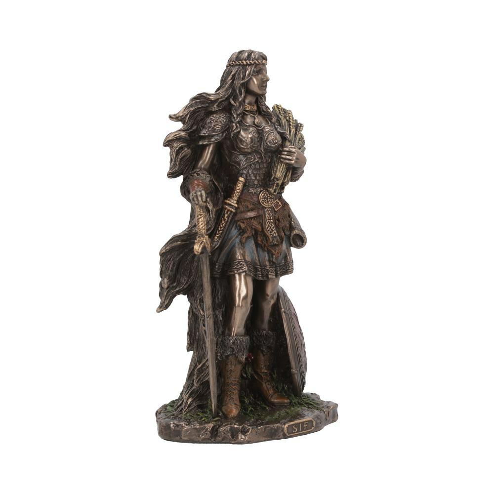 Fourth image for Sif Goddess of Earth and Family Bronze Figurine 22cm