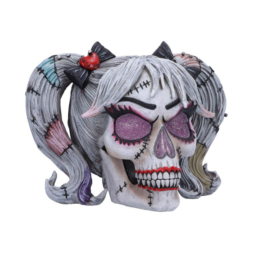 First image for Drop Dead Gorgeous - Pins and Needles Franken-doll Skull