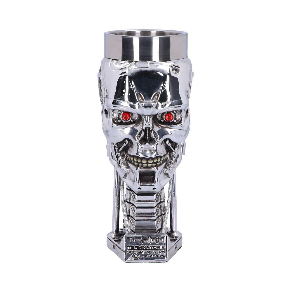 First image for T-800 Terminator 2 Judgement Day T2 Head Goblet Wine Glass