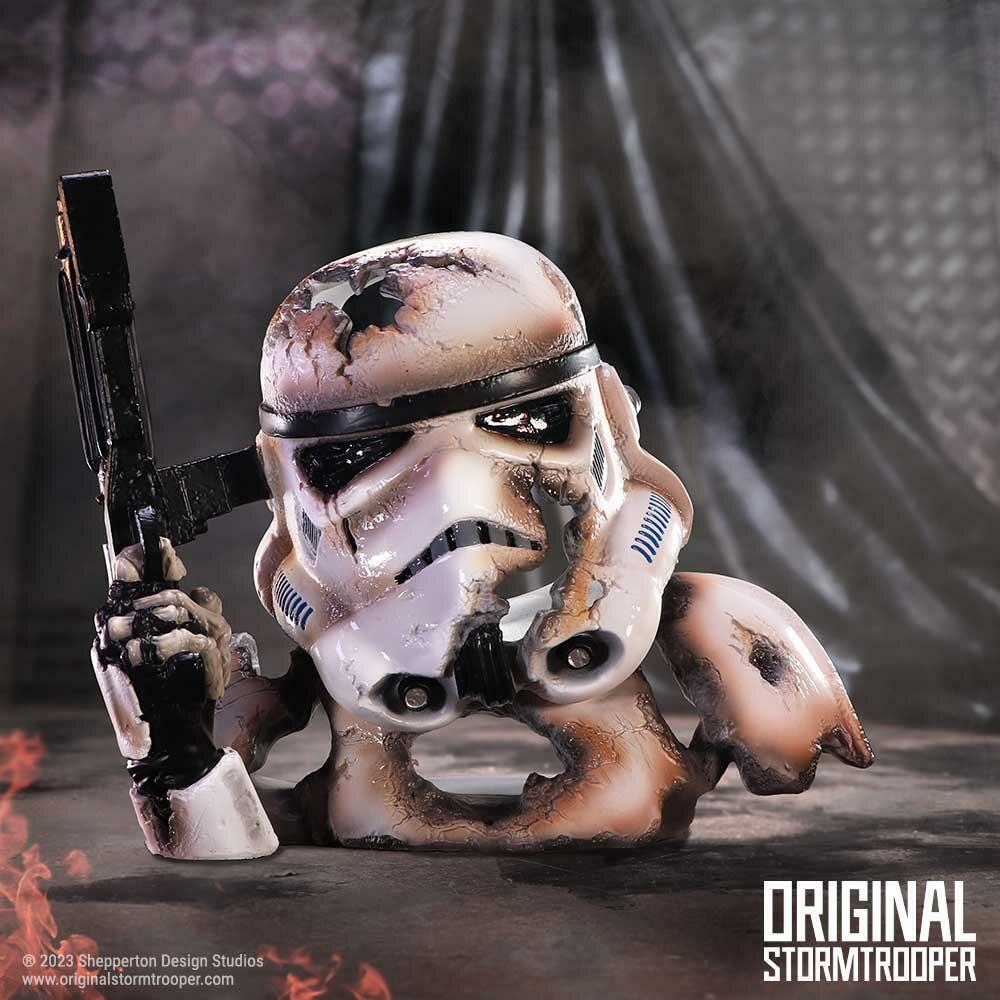 Fifth image for Stormtrooper in battle Blasted Bust 23.5cm