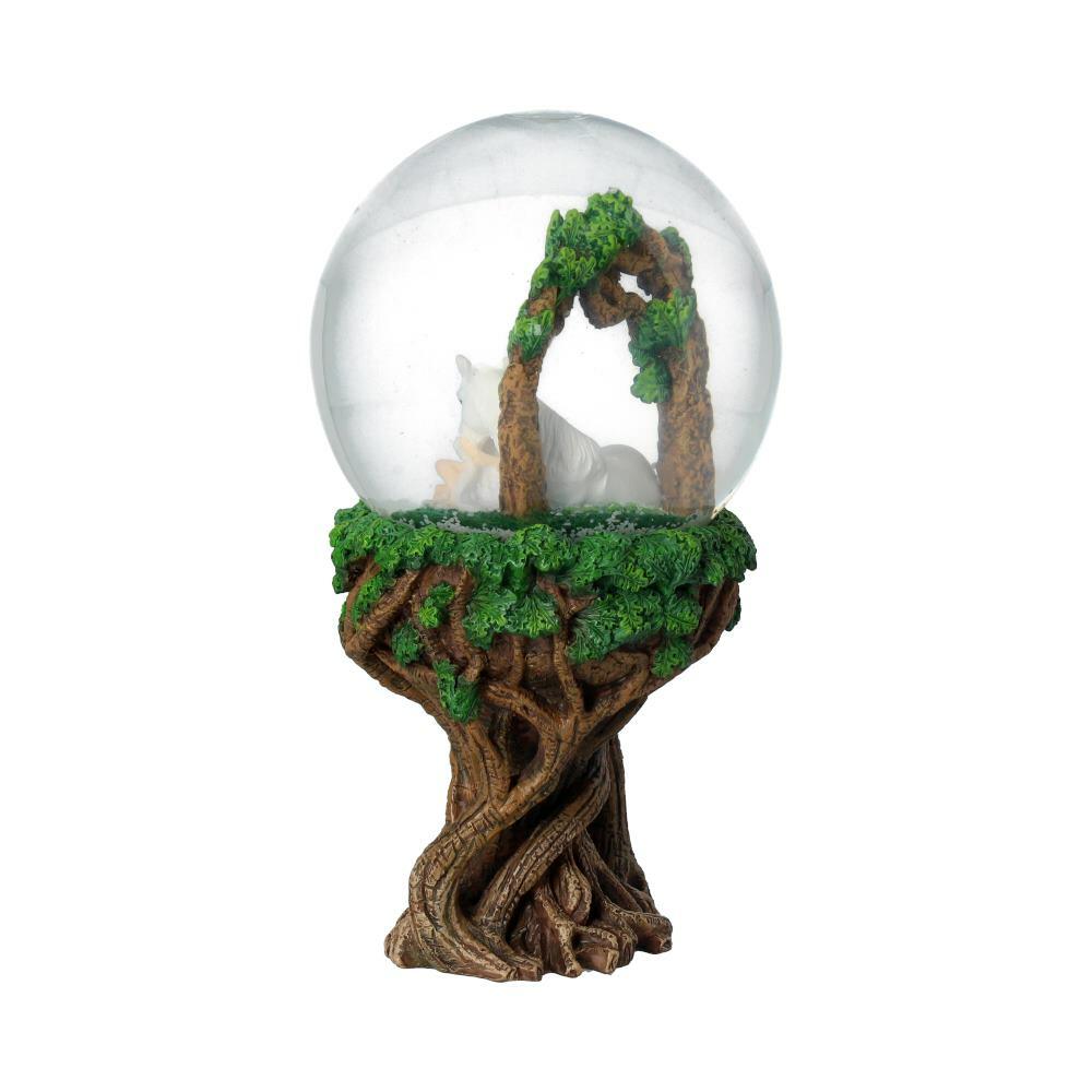 Third image for Anne Stokes Pure Heart Unicorn Snowglobe