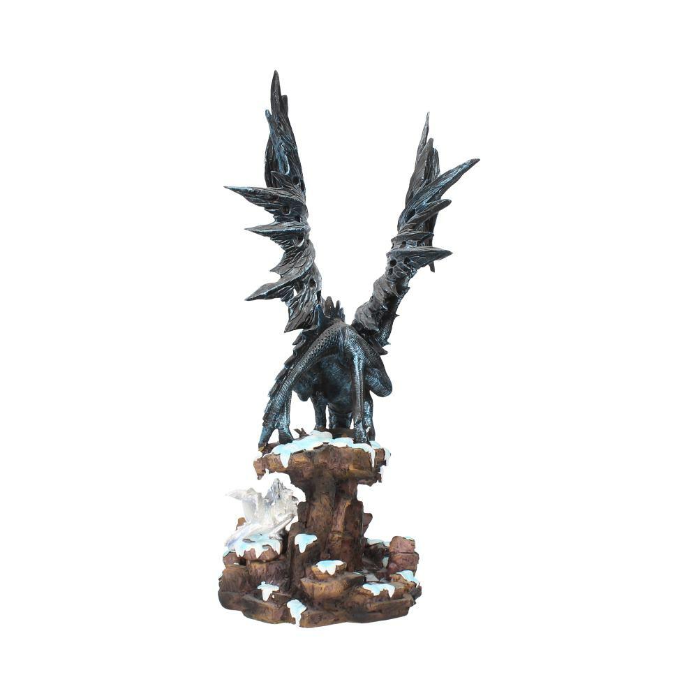 Fourth image for Nemesis Now Dragons Wisdom Black Ice 47cm