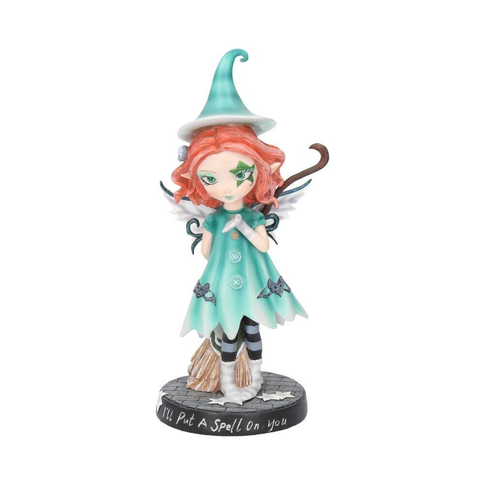 First image for I'll Put A Spell On You Fairy With her Broomstick 19.5cm