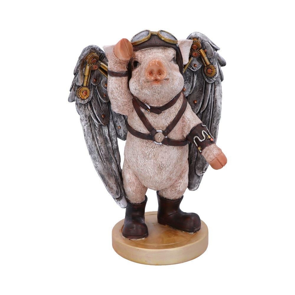 First image for Steampunk Pig Figurine 23cm