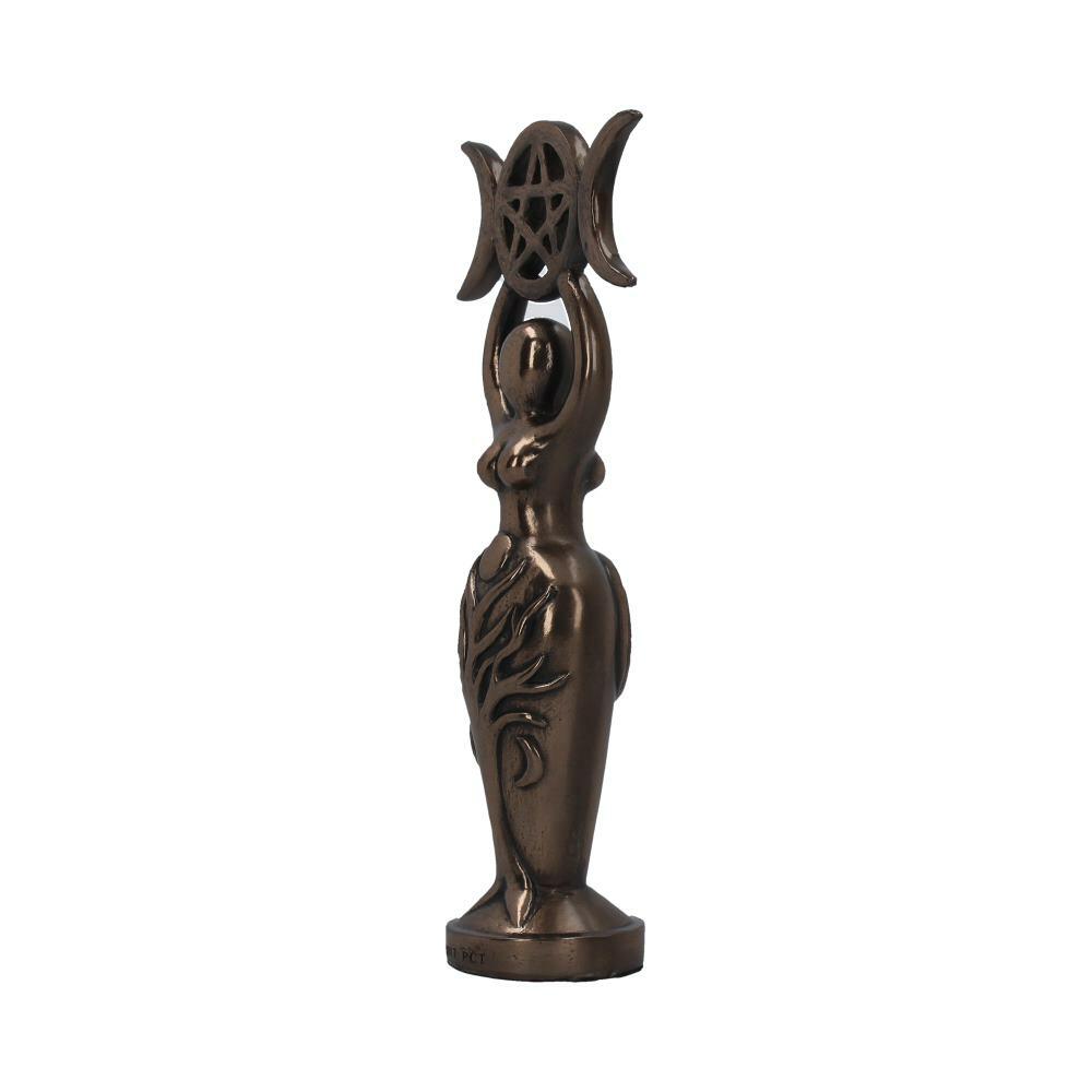 Second image for Triple Goddess Figurine Bronzed Wiccan Idol Ornament