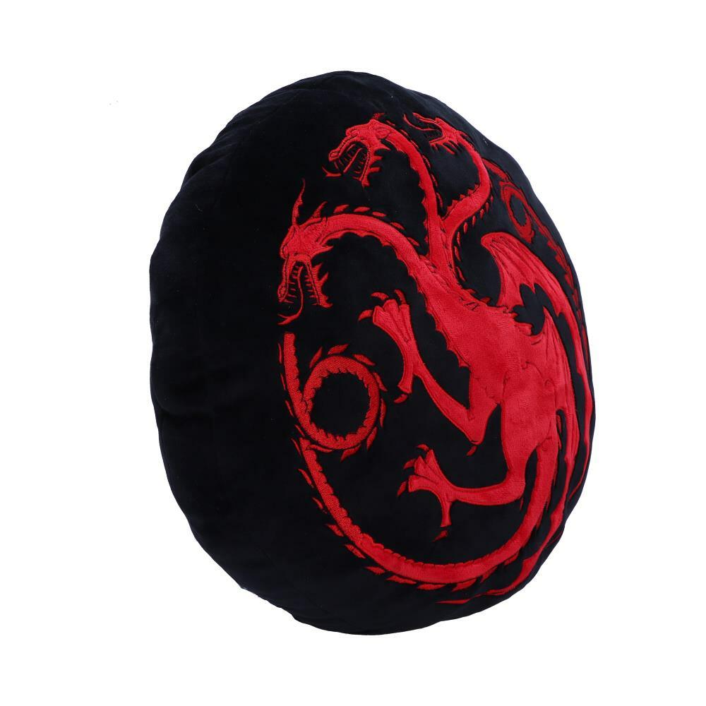 Fourth image for Game of Thrones Targaryen Cushion Black and Red Size 40cm