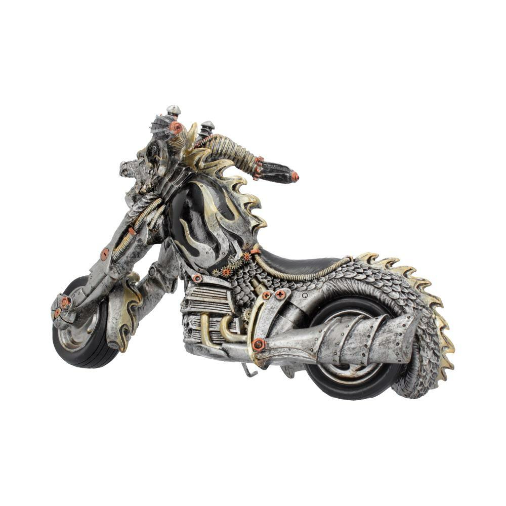 Third image for Dracus Birota Steampunk Dragon Motorcycle. 29cm