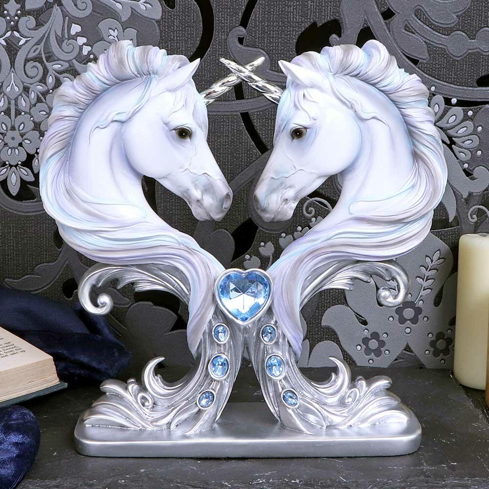 Fifth image for Pure Affection Baroque Unicorn Bust Figurine