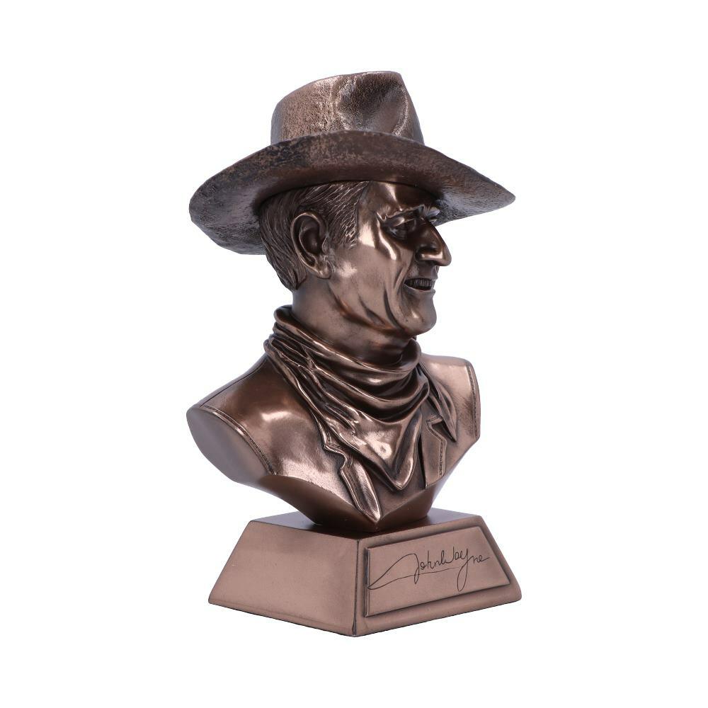 Fourth image for Bronze John Wayne Bust Small 18cm Captain Jake Cutter Comancheros Figurine