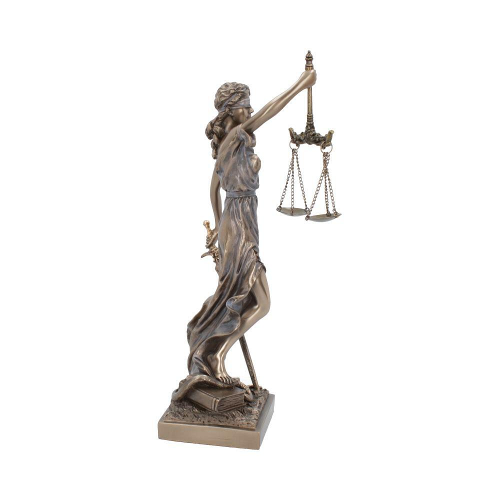 Fourth image for Bronzed La Justicia The Goddess Of Divine Justice 33cm