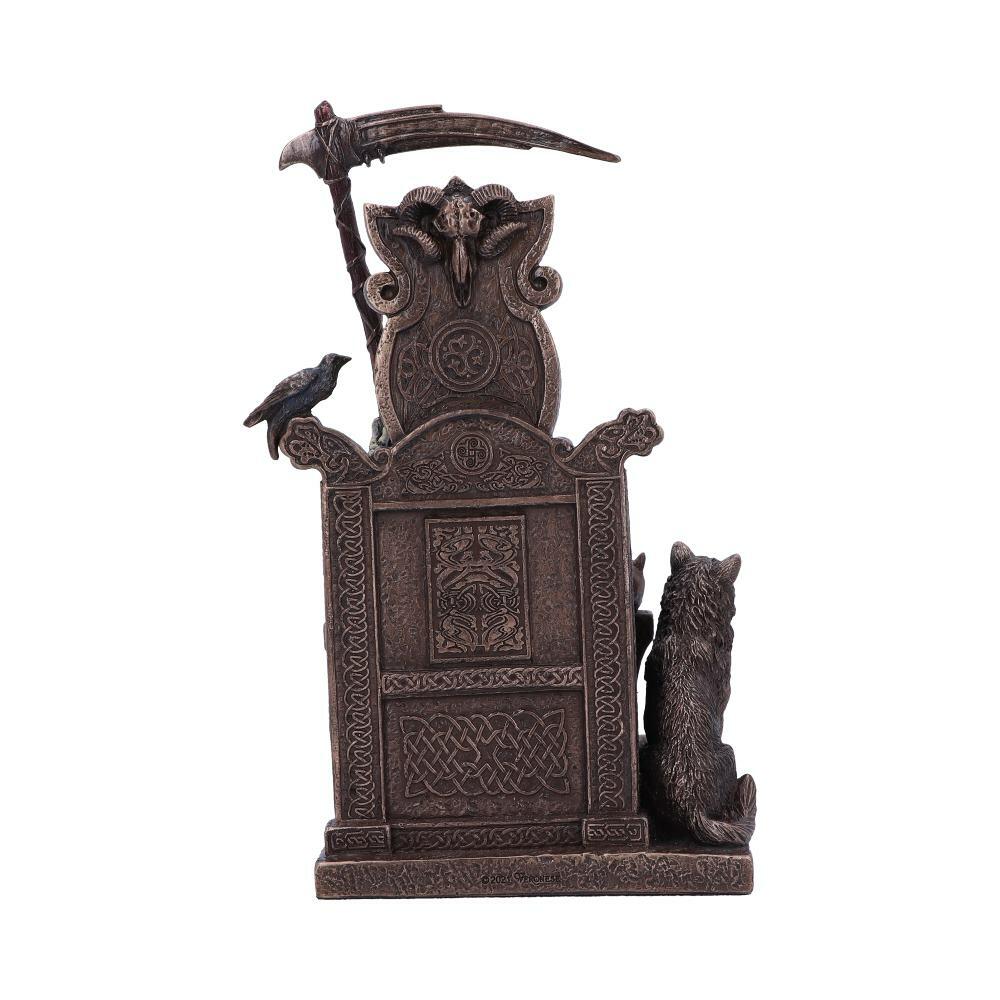 Third image for Bronze Hel The Two Faced Terror Figurine 23cm