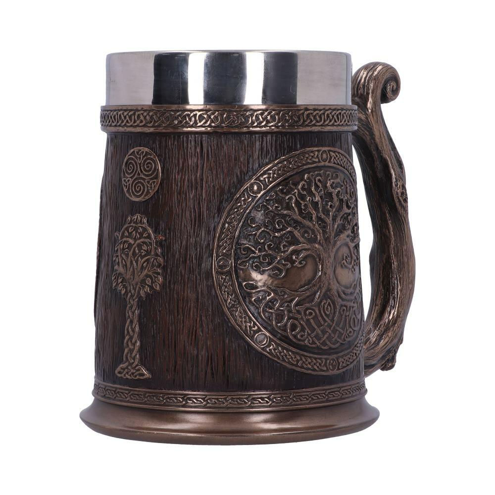 Second image for Bronze Tree of Life Tankard 16cm