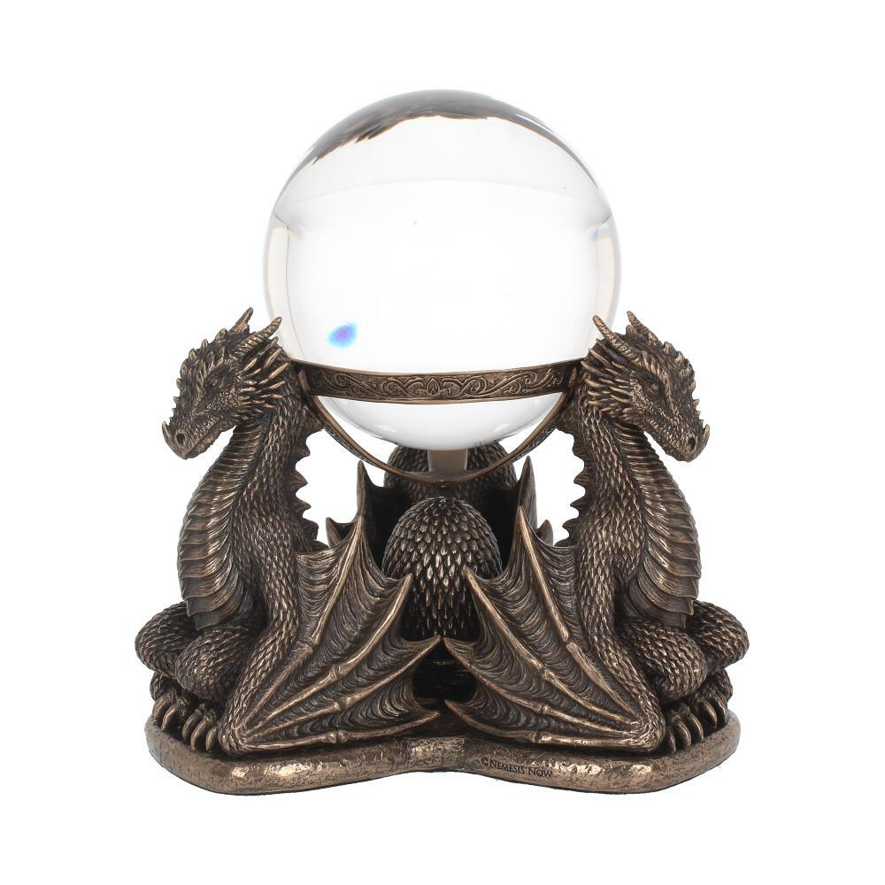 Third image for Bronze Dragons Prophecy Mythical Crystal Ball Holder