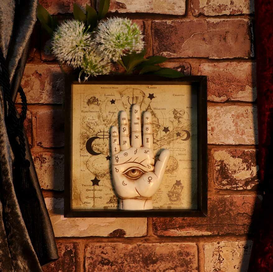 Fifth image for Palmistry Companion Framed Chiromancy Wall Mounted Art