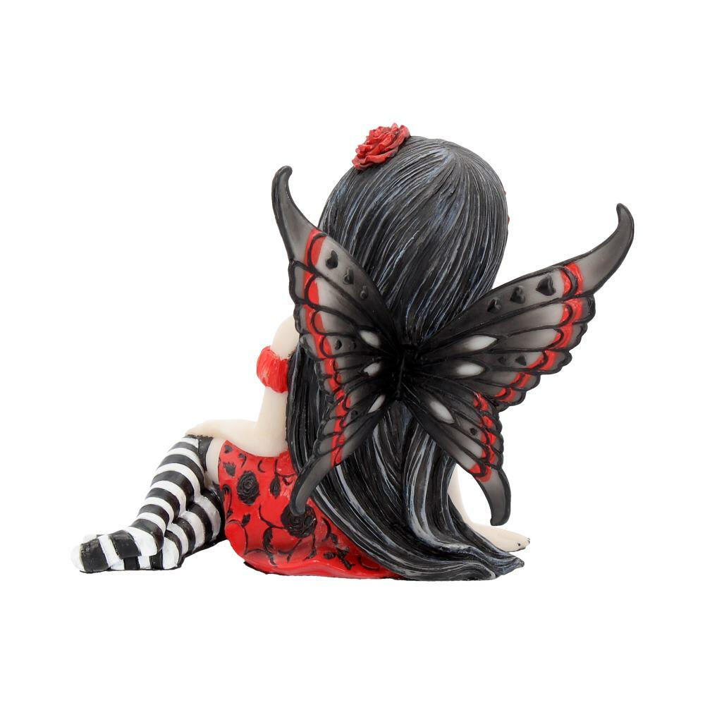 Fourth image for Rosalia Figurine Sugar Skull Fairy Ornament