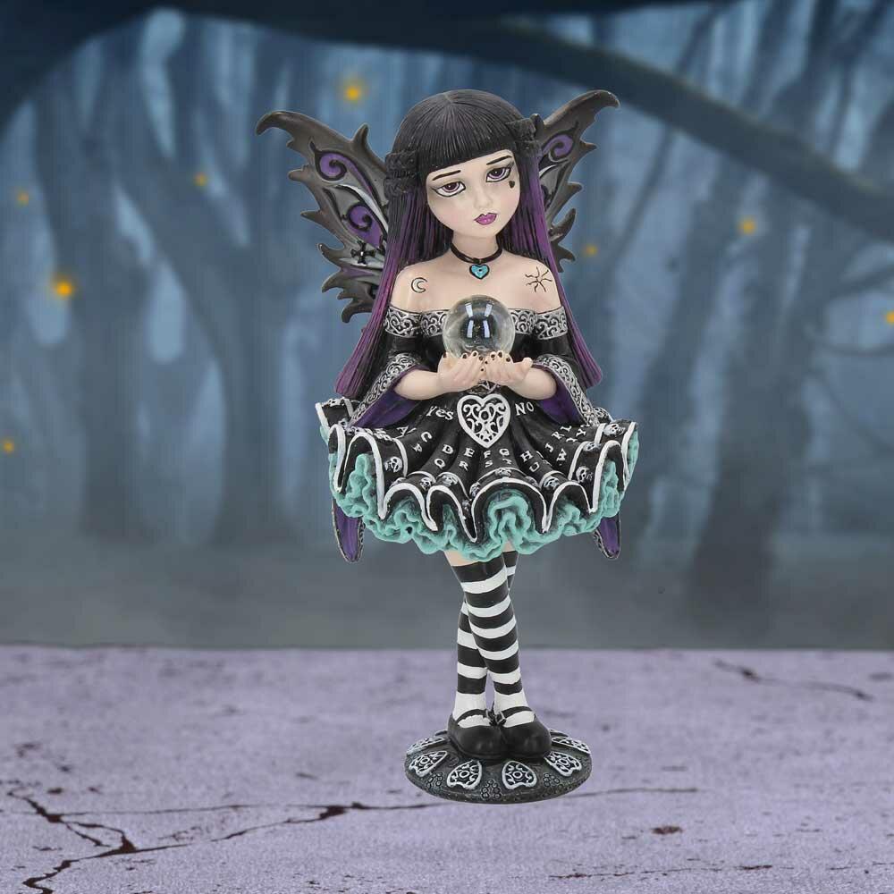 Fifth image for Little Shadows Mystique Figurine Gothic Fairy Ornament