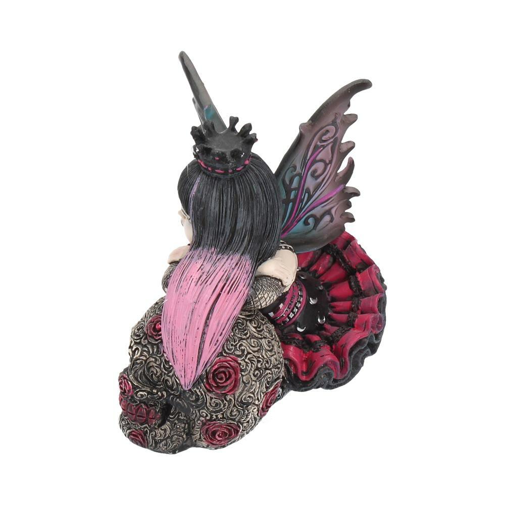 Third image for Little Shadows Lolita Figurine Gothic Fairy and Sugar Skull Ornament