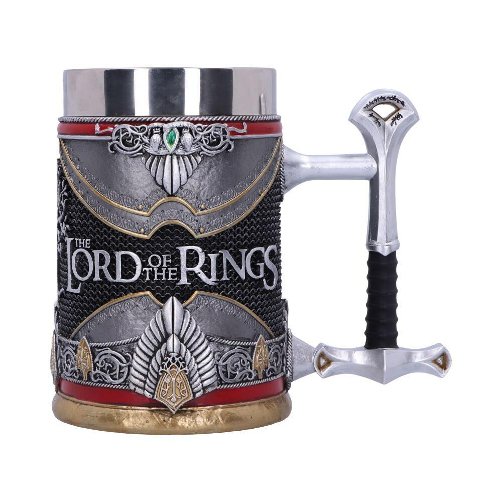 First image for Officially Licensed Lord of the Rings Aragorn Tankard 15.5cm