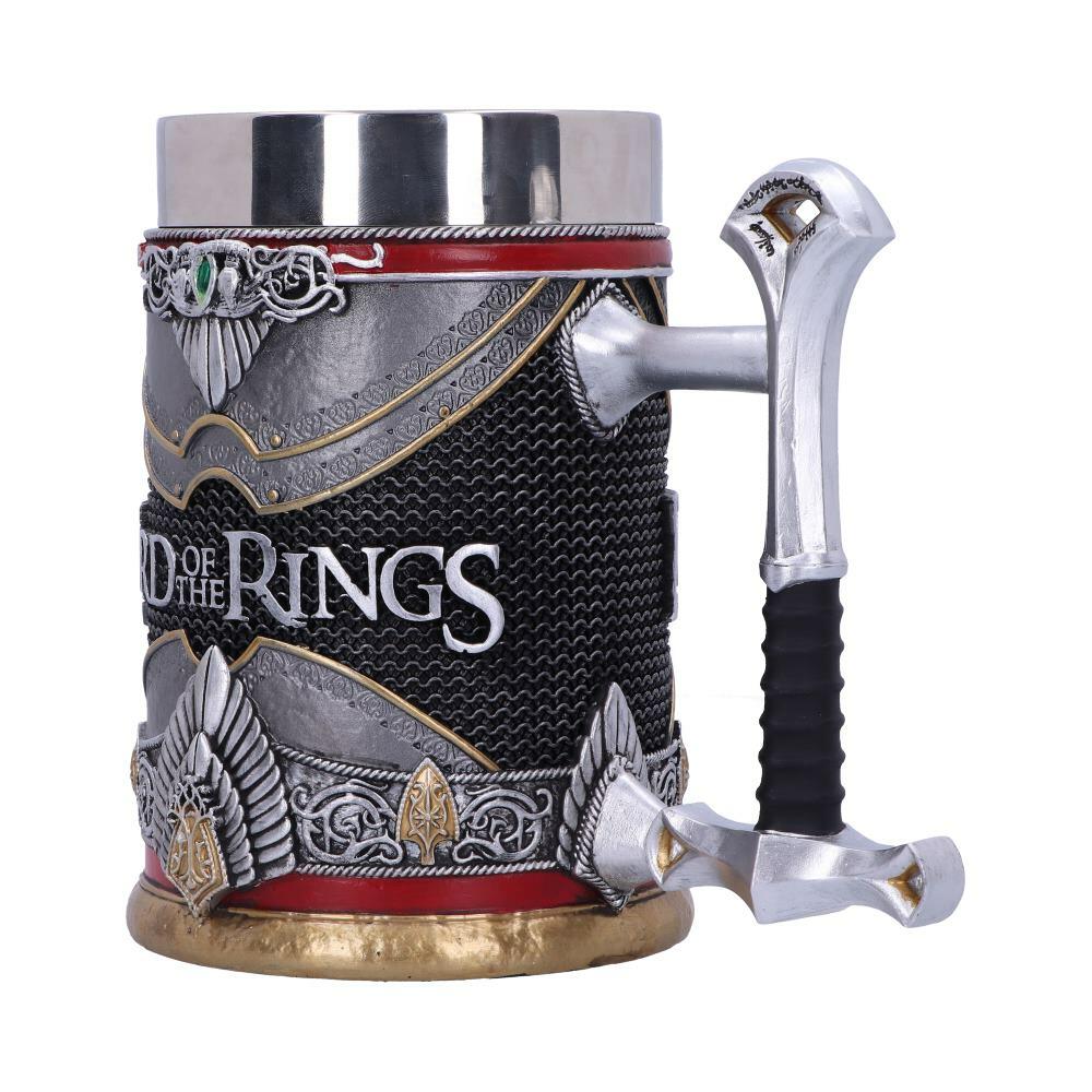 Second image for Officially Licensed Lord of the Rings Aragorn Tankard 15.5cm