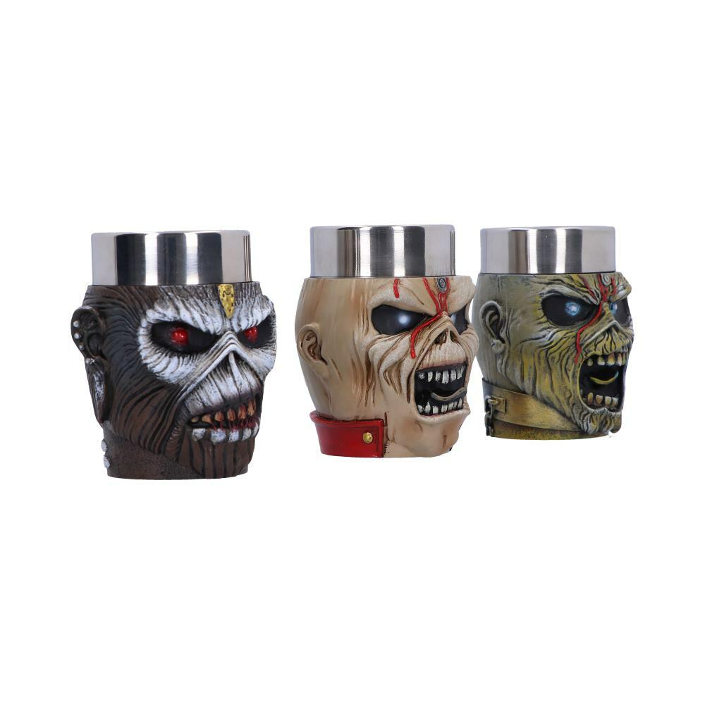 Fourth image for Officially Licensed Iron Maiden Eddie Shot Glass Set 9cm