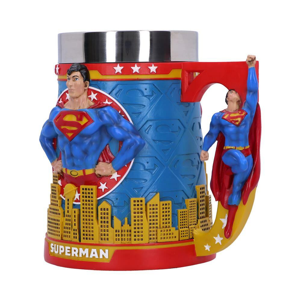 Second image for Superman Man of Steel City Skyline Tankard 15.5cm