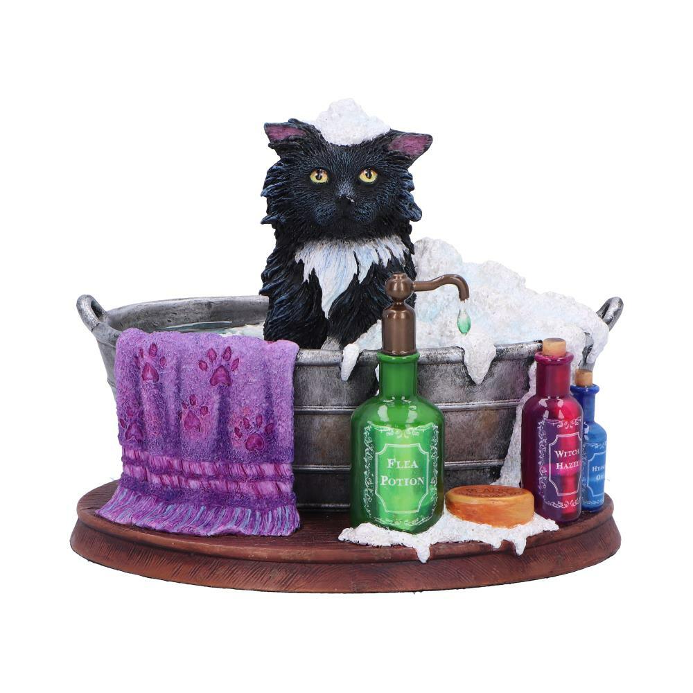 First image for Black Cat Bath Time Figurine by Lisa Parker