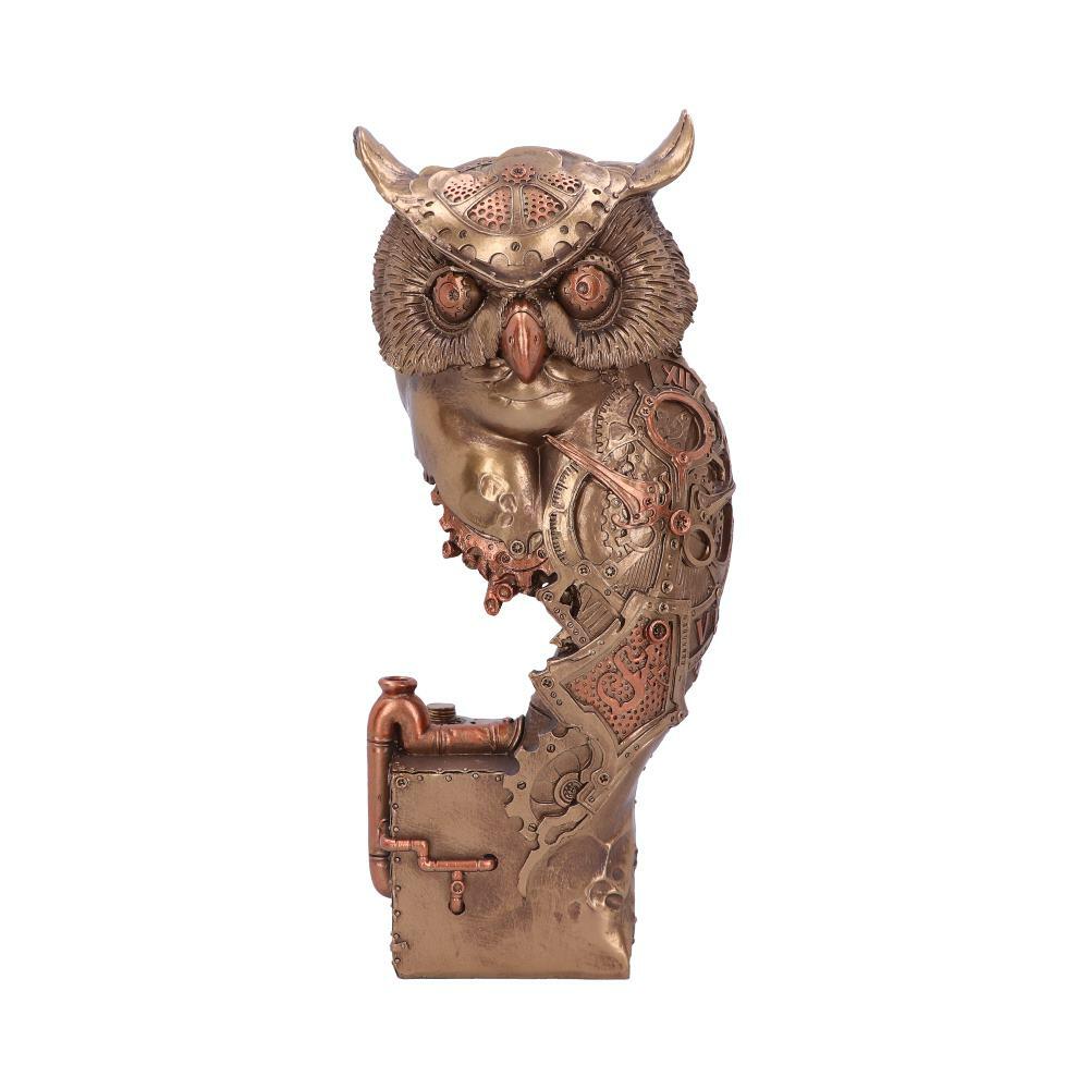 First image for Bronze Steampunk Owl Figurine 29cm