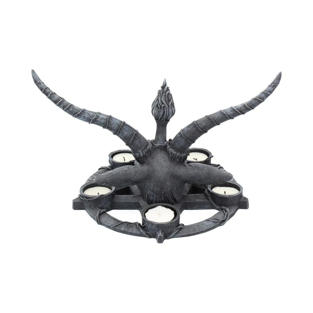 Fourth image for Baphomet Sabbatic Goat Diety Candle Holder