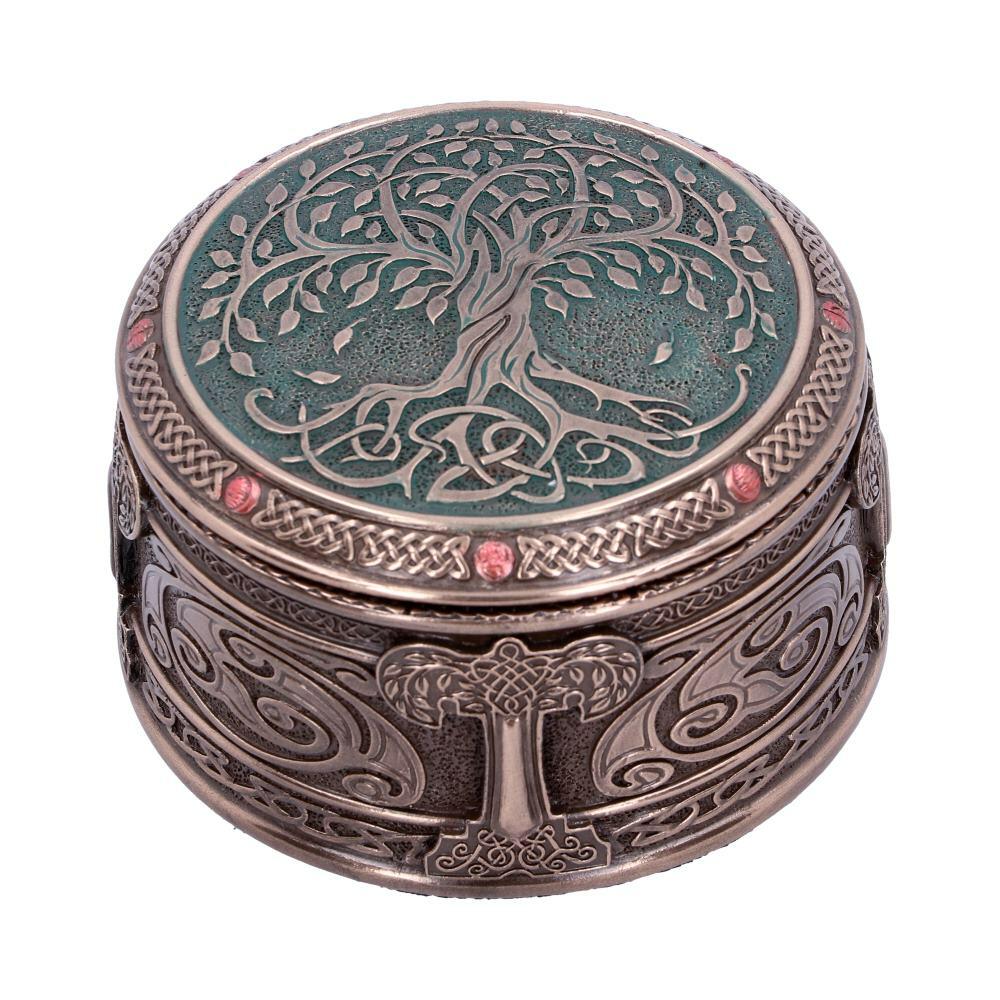 First image for Round Tree of Life Celtic Trinket Box