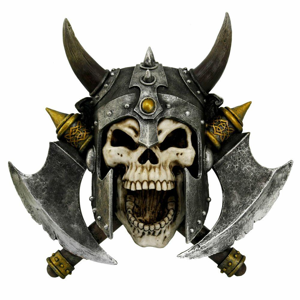 First image for Valhalla's Vengeance Skeleton Viking Wall Plaque