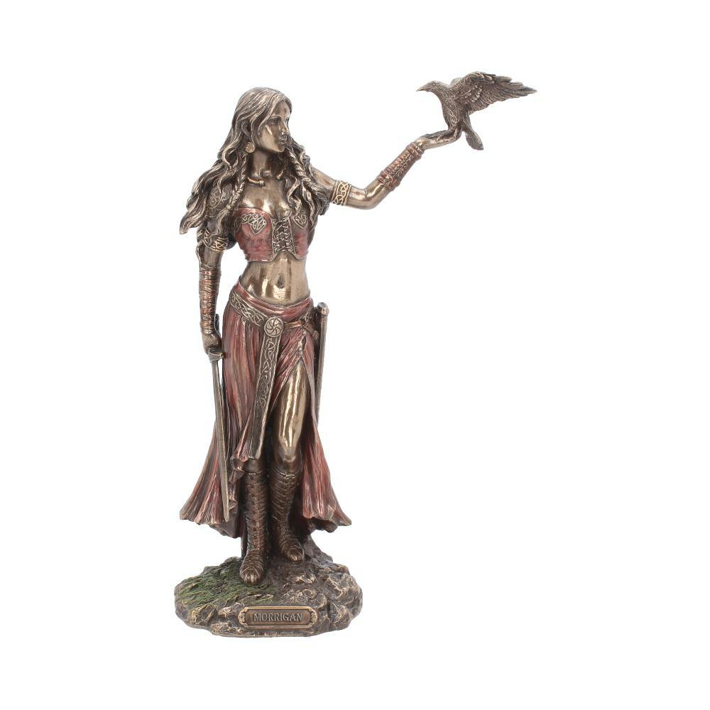 First image for Morrigan and Crow Figurine Bronze Ornament