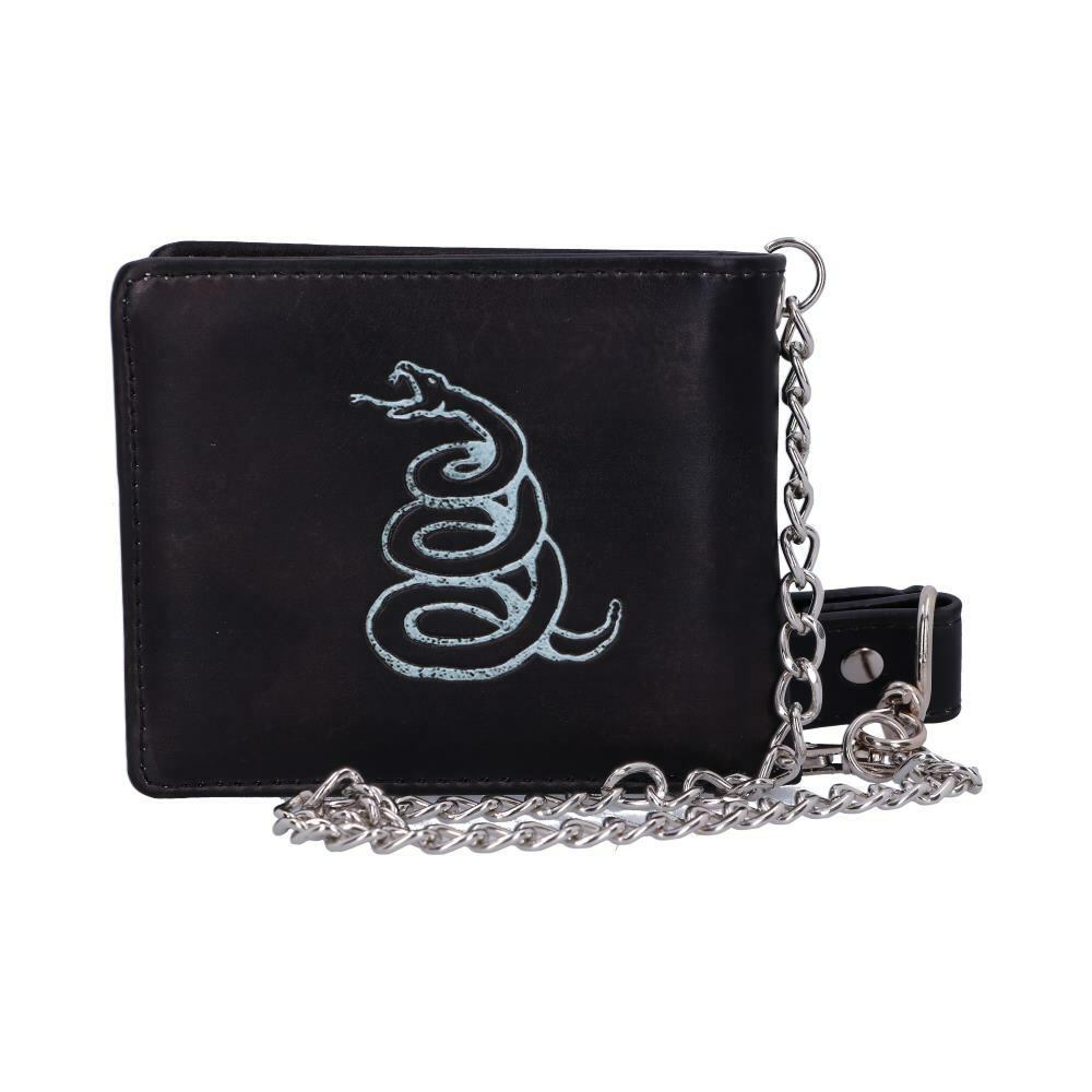 Fourth image for Officially licensed Metallica Black Album Wallet with Chain