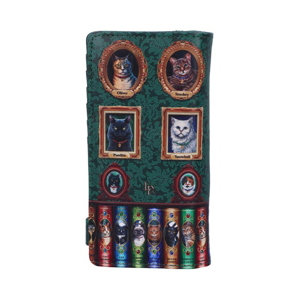 Third image for Lisa Parker Mad About Cats Embossed Purse 18.5cm