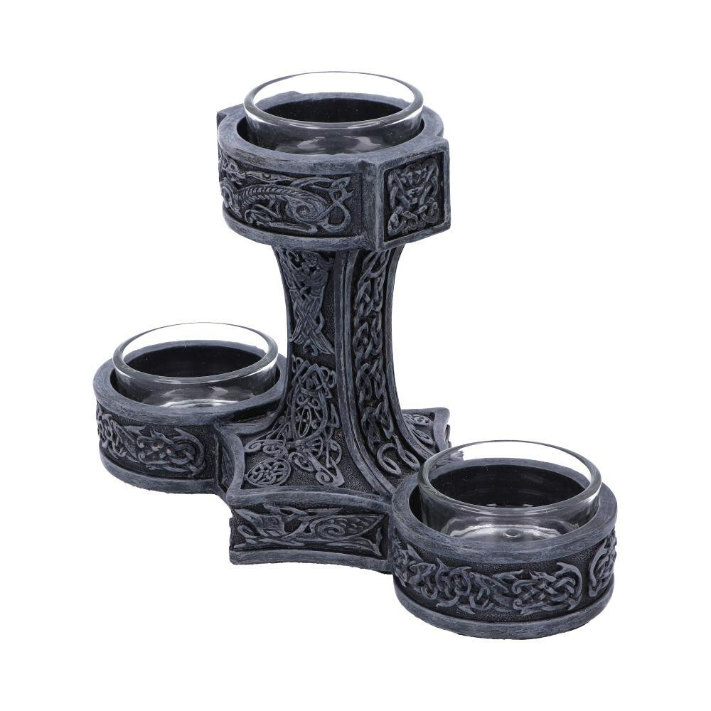 Second image for Thor's Hammer Tea Light Holder 18.5cm