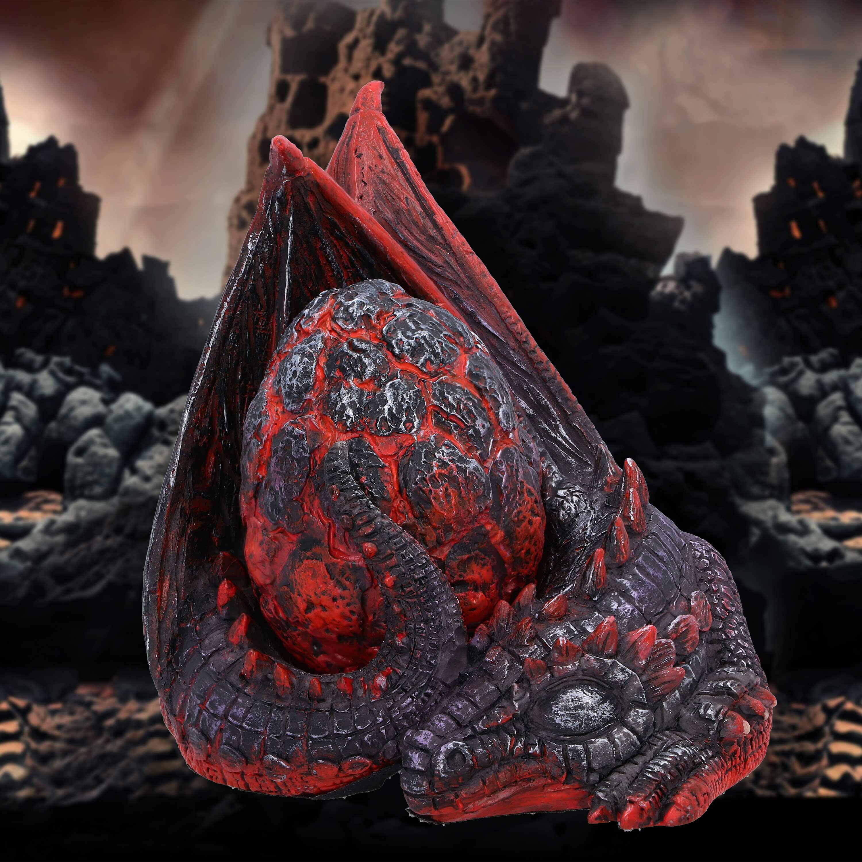 Fifth image for Ember Fire Dragon Figurine
