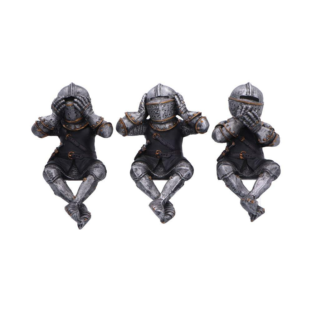 Second image for Three Wise Knights Shelf Sitters 11cm