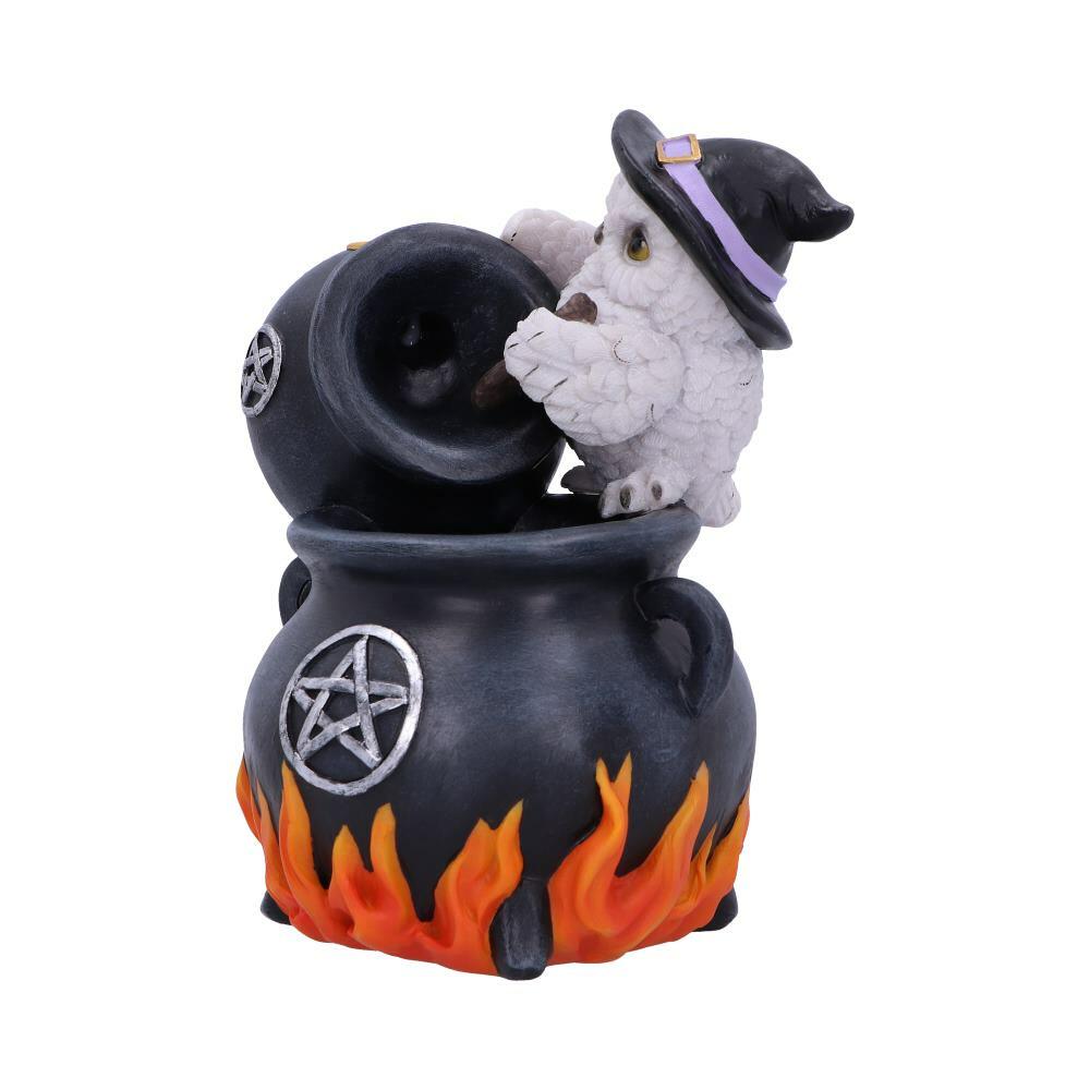 Second image for Snowy Brew Owl Backflow Incense Burner 17cm